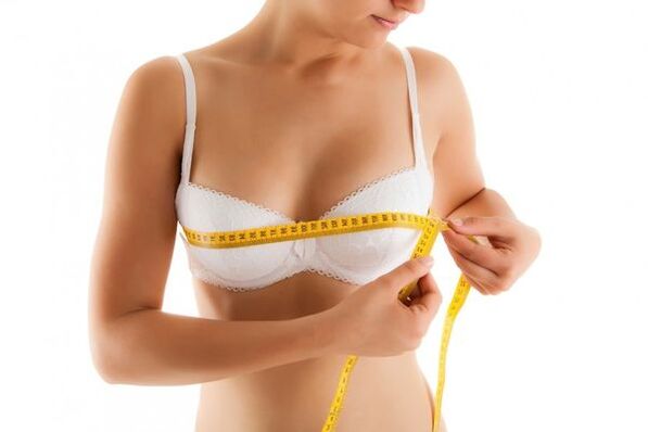 内窥镜隆胸前的乳房测量